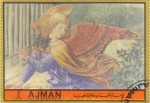 Stamps United Arab Emirates -  Gozzoli-Angel