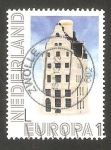 Sellos de Europa - Holanda -  Edificio