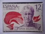 Stamps Spain -  SIMÓN BOLÍVAR