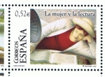 Stamps Spain -  Edifil  4061 B  La mujer y la lectura.  