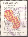 Stamps Paraguay -  CENSO  NACIONAL  DE  POBLACIÒN  Y  VIVIENDA