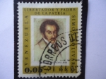 Stamps : America : Venezuela :  Libertador y Padre de la Patria: SIMÓN BOLÍVAR (Cuadro de autor anónimo 1816)
