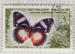 Stamps Madagascar -  9 Hypolimnas Dexithea