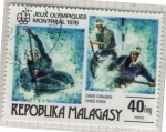 Stamps Madagascar -  16 JJ.OO. Montreal-76