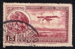 Stamps Mexico -  Escudo y avión.
