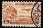 Stamps : America : Mexico :  Escudo y avión.