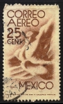 Stamps Mexico -  SIMBOLO AEREO.