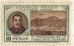 Sellos de America - M�xico -  IV CENTENARIO DE LA FUNDACION DE ZACATECAS. Don Fernando Villalpando.