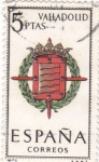 Stamps Spain -  VALLADOLID - Escudos de las capitales de provincia españolas (U)