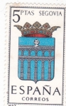 Stamps Spain -  SEGOVIA - Escudos de las capitales de provincia españolas (U)