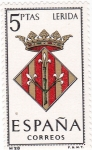 Stamps Spain -  LLEIDA - Escudos de las capitales de provincia españolas (U)