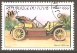 Stamps : Africa : Chad :  AUTOS  ANTIGUOS  1906  BIANCHI    