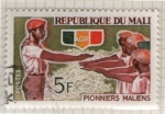 Sellos del Mundo : Africa : Mali : 16 Pioneros