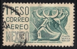 Stamps : America : Mexico :  PUEBLA, danza de la media luna.