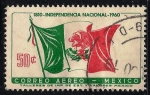 Stamps Mexico -  150 aniversario de la Independencia Nacional 1810-1960