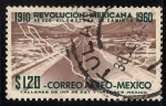 Stamps : America : Mexico :  50 Aniversario de la Revolución Mexicana.(1910-1960)