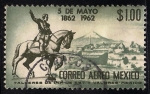 Stamps Mexico -  Centenario de la Batalla del 5 de Mayo en Puebla y la derrota de las fuerzas francesas por el genera