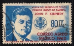 Stamps Mexico -  Visita del Presidente de EE.UU. John F. KENNEDY a México (29-30 de junio de 1962)