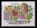 Stamps Hungary -  Villas de la gran curva del Danubio