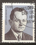 Stamps Germany -  Las personalidades socialistas. Arthur Ewert,1890-1959 DDR.