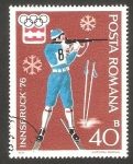 Stamps : Europe : Romania :  2938 - Olimpiadas de invierno en Innsbruck