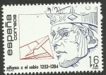 Stamps : Europe : Spain :  Alfonso X el sabio