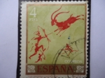 Stamps Spain -  Ed:1787- Día del Sello- Homenaje al Pintor Desconocido- Cueva Remigia-Castellón.
