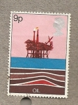 Stamps United Kingdom -  Plataforma petrolífera