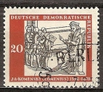 Stamps Europe - Germany -   Jan Amos Komensky (Comenius) (1592-1670)DDR.