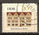 Stamps Germany -  Edificios importantes,La casa de Ribbeck (DDR). 