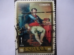 Stamps Spain -  Ed:2146- Reyes de España- Cas de Borbón-  Fernando VII (Pintura:Vicente Lópe Portaño)