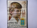 Sellos de Europa - Espa�a -  Ed:2449- S.A.R, Don: Felipe de Borbón- Principe de Asturia, y la básilica de Covadonga.