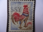 Stamps France -  Gallo de: Decaris- Símbolo Galo.