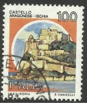 Stamps Italy -  Castillo, castello aragonese