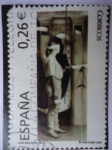 Stamps Spain -  Ed:4042- XXV Aniversario de la Constitucción - Juan Bautista Nieto