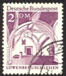 Stamps Germany -  1966 Edificios Hitóricos.Löwenberg - Ybert:362