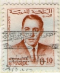 Stamps : Africa : Morocco :  4  Hasán II