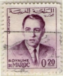 Stamps : Africa : Morocco :  7 Hasán II