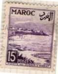Stamps : Africa : Morocco :  40 Rabat