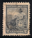 Stamps : America : Argentina :  Alegoría a la Libertad.