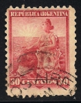 Stamps America - Argentina -  Alegoría a la Libertad.
