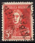 Stamps : America : Argentina :  General José de San Matín.