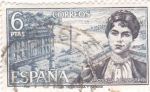 Stamps Spain -  ROSALIA DE CASTRO - Personajes españoles  (U)