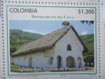 Stamps America - Colombia -  Departamento del Cauca - Iglesia San Andrés de Pisimbalá -(11/12)