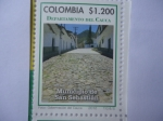 Sellos de America - Colombia -  Departamentos de Colombia -Cauca- Municipio de San Sebastián -(7/12)