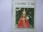 Sellos de America - Colombia -  Departamentos de Colombia -Cauca- Niña María de Caloto -(6/12)