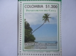 Stamps Colombia -  Departamento del Cauca - Parque Nacional Natural Gorgona -(3/12)