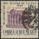 Stamps Mexico -  Reconstrucción del Teatro de la Paz (Teatro de la Paz), San Luis Potosí.