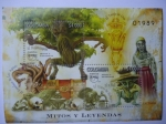 Stamps Colombia -  Upaep-5 Mitos y Leyendas de Colombia: El Hojarasquín - El Ribiel y El tesoro de Morgan - El Espejo d