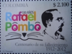 Stamps Colombia -  100 años-Rafael Pombo-Centenario de su Fallecimiento 1912-2012 (El Renacuajo Paseador,Pastorcita,etc